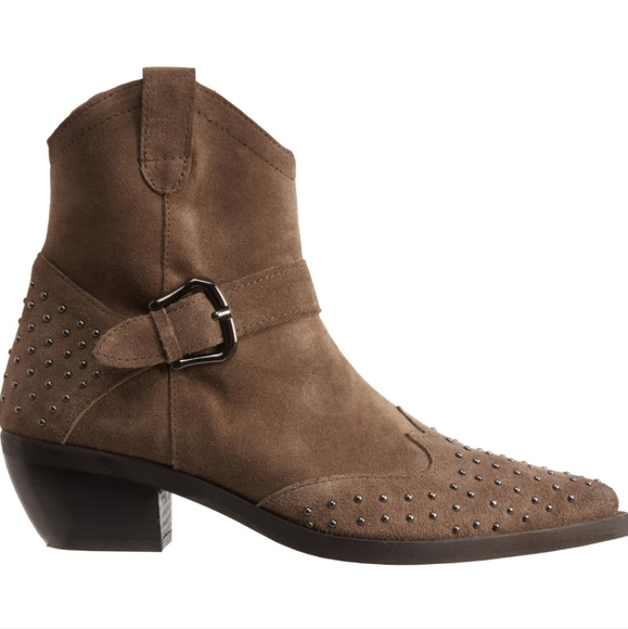 Gorgeous Emanuele Crasto Italian Made Studded Booties - Picture 2 of 6